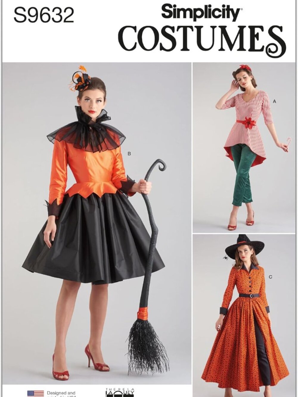 Witch Christmas Elf Simplicity 9632 Misses Halloween Costume Sewing Pattern NEW